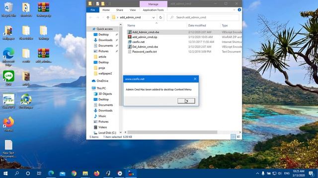 Add Elevated Cmd to Desktop Context Menu смотреть онлайн