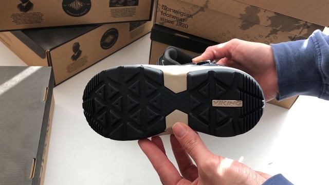 Обзор на зимние ботинки Viking Toasty II GTX Navy/Cement