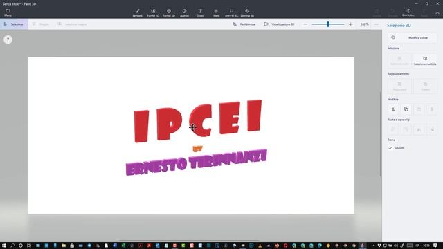 Come creare Testo 3D con Paint 3D di Windows 10 смотреть онлайн