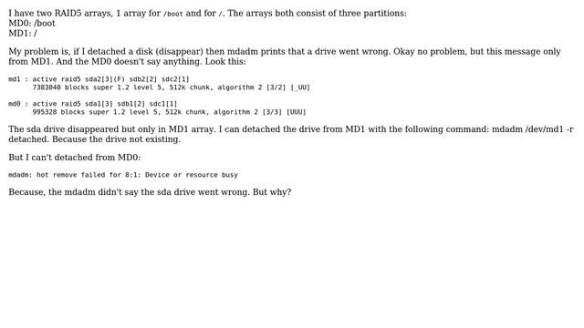DevOps & SysAdmins: Linux RAID5 array error смотреть онлайн