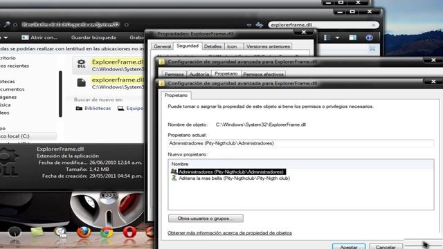 Como cambiar el ExplorerFrame.dll de Window 7 смотреть онлайн