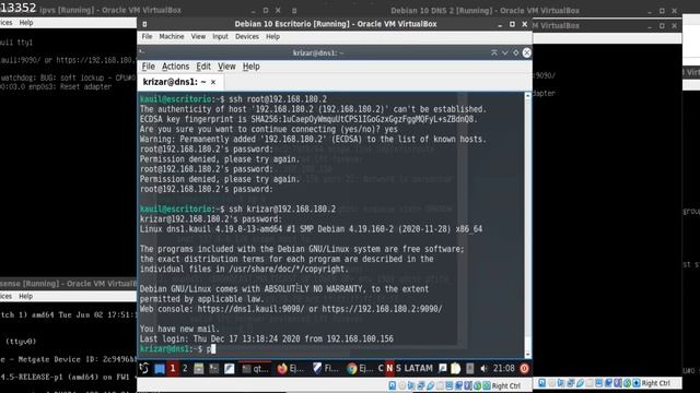 Configurar cliente SSH para acceder a servidores con certificado Debian 10 смотреть онлайн