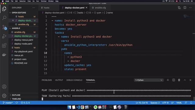 239. 17 - Project Run Docker applications - Part 1 - 57 смотреть онлайн