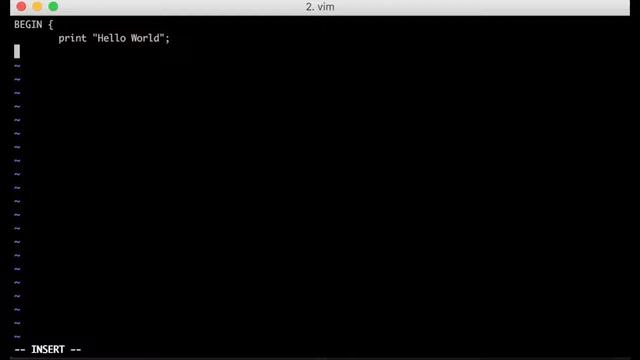 "Hello World" in Awk смотреть онлайн