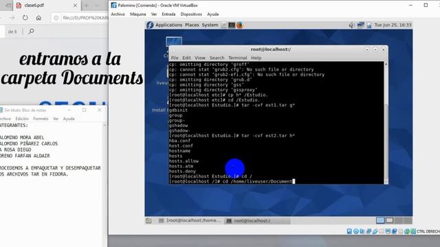 EMPAQUETADO Y DESEMPAQUETADO DE ARCHIVOS TAR EN FEDORA смотреть онлайн
