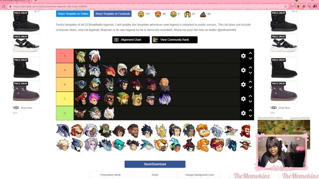 Brawlhalla Tier List 2021 смотреть онлайн