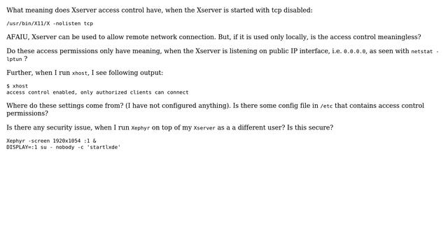 Unix & Linux: What does Xserver access control mean (2 Solutions!!) смотреть онлайн
