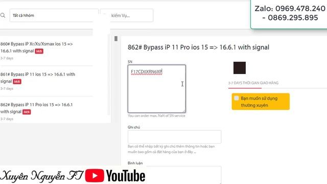 Bypass iCloud iPhone 11 Pro Ios 16.6 Full Nghe Gọi || IREMOVAL PRO Premium Edition || Oder By XUYÊ смотреть онлайн