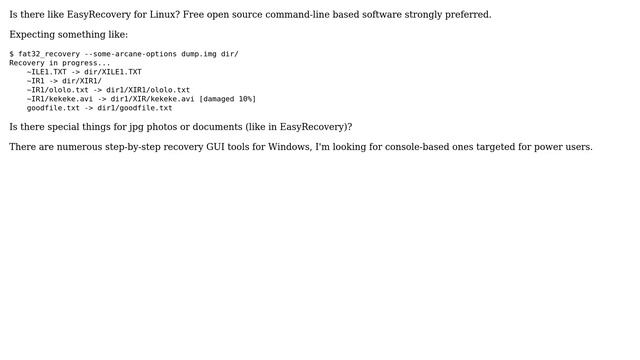 How to recover deleted files from [formatted] FAT32/NTFS drive in Linux? смотреть онлайн