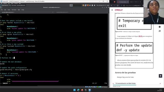 Lab 3.4-B | EXPERIMENT 10-10 | Introducción a las secuencias de comandos de Bash Shell смотреть онлайн