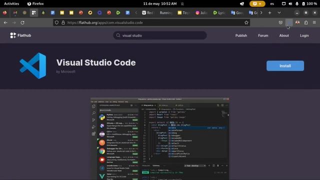 Cómo Instalar Visual Studio Code en Linux Distros. Julio Nieto. смотреть онлайн