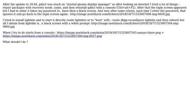 Ubuntu: neither gdm3 nor lightdm nor startx work смотреть онлайн