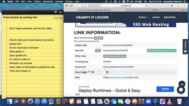 Track location sending link|Mozadded Alfeshani | Easy and Fast!!!!! смотреть онлайн
