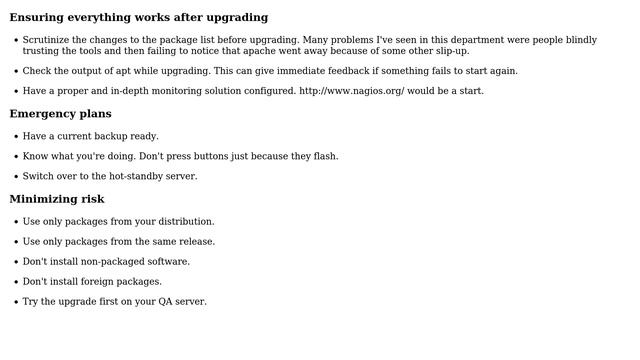 DevOps & SysAdmins: Best practices recovering from a failed UNIX package upgrade? (3 Solutions!!) смотреть онлайн