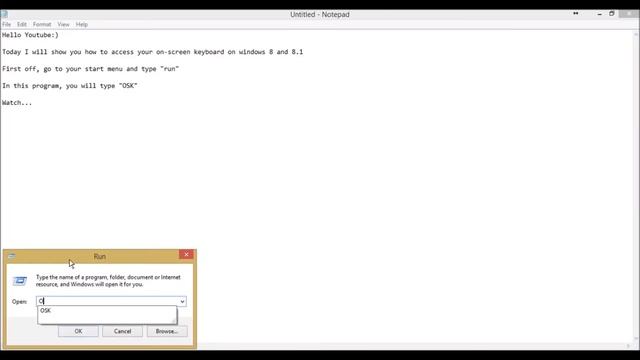 How to access the windows 8/8.1 on screen keyboard смотреть онлайн
