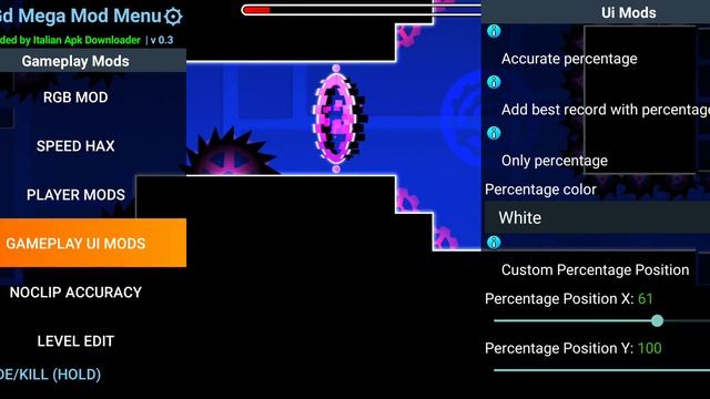 Geometry Dash Mod Menu 2.111 смотреть онлайн
