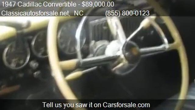 1947 Cadillac Convertible - for sale in , NC 27603 #VNclassics смотреть онлайн