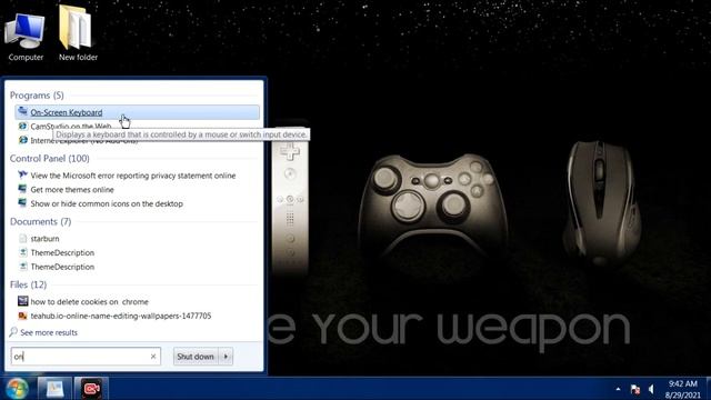 how to open On Screen Keyboard || On Screen Keyboard kaise open kare (Windows 7,8) смотреть онлайн