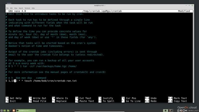046 Scheduling Processes with Crontab and Init d смотреть онлайн