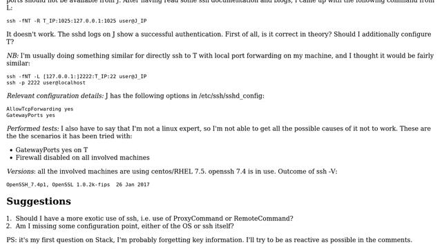 Remote port forwarding through a jump server смотреть онлайн
