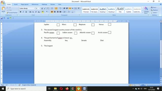 How to Create Multiple Choice Question (MCQ,s) Paper in Ms word. | MCQ's Paper Format. смотреть онлайн