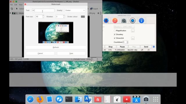 Linux Tip: Watermark in een screenshot met Shutter смотреть онлайн