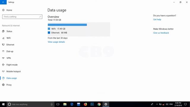 How to Check Your Data Usage in Windows 10 in Urdu Hindi | CB9 смотреть онлайн