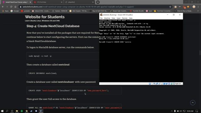 UBUNTU SERVER NEXTCLOUD смотреть онлайн