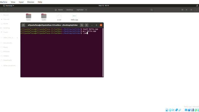 Run the Execution File in Ubuntu by NOOR ELLIYA SHAFIEZA смотреть онлайн