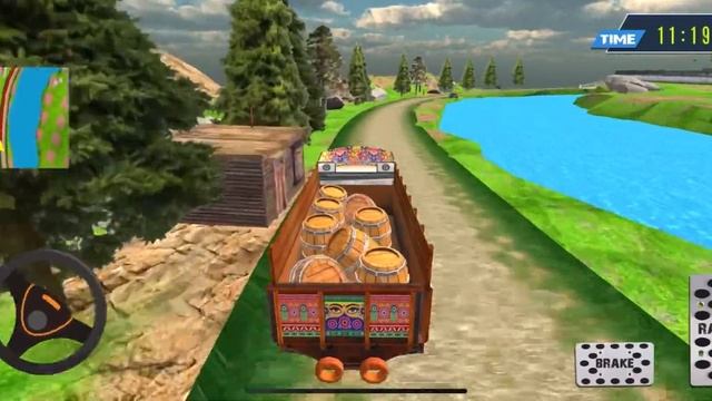 Truck Driving | Police Stopped My Truck | IOS Gameplay |truck Loading |#cartoon #gamer #truck #vira