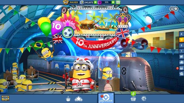 Despicable Me: Minion Rush Gameplay (PC UHD) - Stooart and Hockey Player Minion at Train Station смотреть онлайн