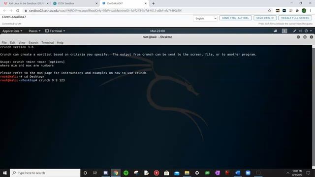 Crunch Utility - Kali Linux Final Project смотреть онлайн