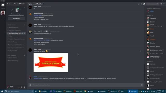 Join us at the Swords and Sandals DISCORD channel! смотреть онлайн