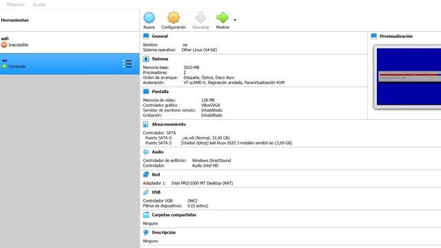 instalado kali linux en virtualBOX смотреть онлайн