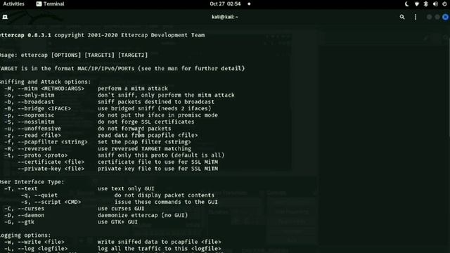 introduction of Ettercap Tool How work MITM Attack Man-in-the-middle attack Ettercap Course part- смотреть онлайн