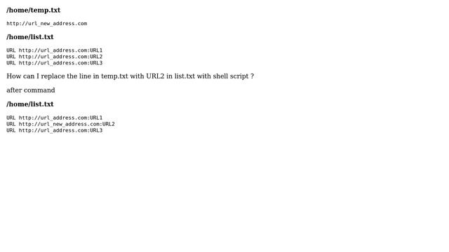 Unix & Linux: How to change text string with shell script? смотреть онлайн