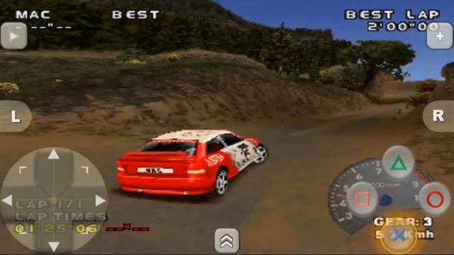 V-Rally 2 (PS1) - Astra Gameplay смотреть онлайн