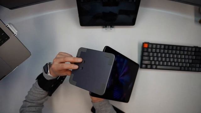 Hagibis Foldable Magnetic iPad Stand with Docking Station, Adjustable Holder with 4K@60H смотреть онлайн