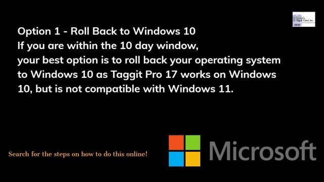 Tech Tip Tuesday-Taggit Pro 17 and Windows 11 смотреть онлайн