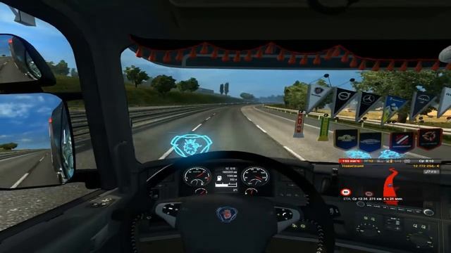 ETS 2 MP. Выбрался из Дуйсбурга!