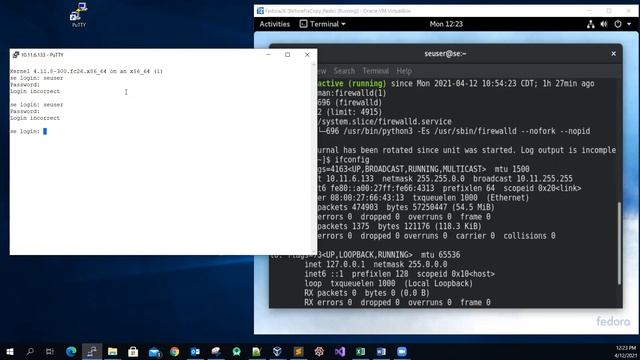 Validate the Telnet server on Fedora-26 Linux смотреть онлайн
