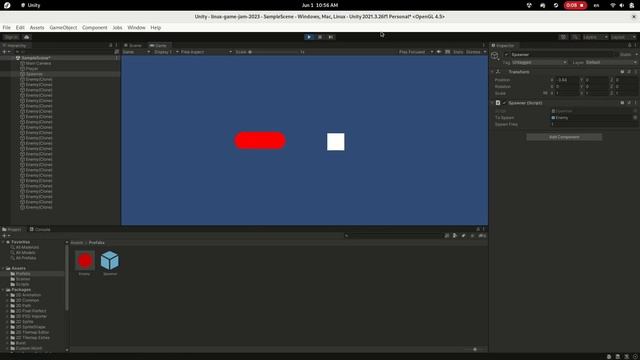 Linux Game Jam 2023 - A smooth tube of enemies смотреть онлайн