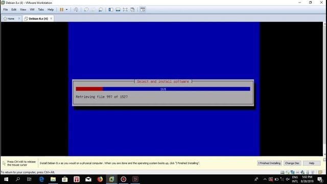 TUTORIAL MENGINSTAL LINUX DEBIAN DI VMWARE смотреть онлайн