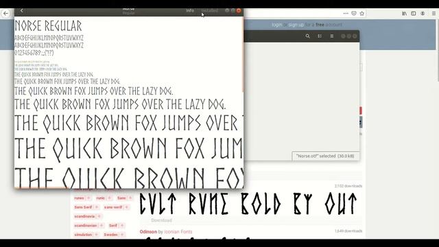 Ubuntu How To - Install a new font смотреть онлайн