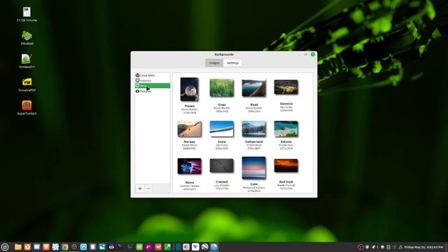 How to change the desktop background on Linux Mint смотреть онлайн