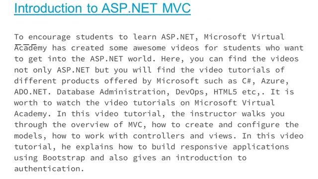 Top 10 video tutorials to learn ASP NET смотреть онлайн