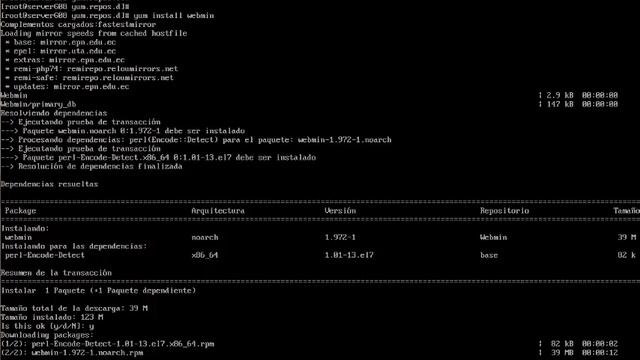 Instalacion de WebMin - CentOS 7.8 смотреть онлайн