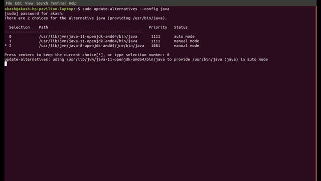 How to change the jdk in ubuntu смотреть онлайн