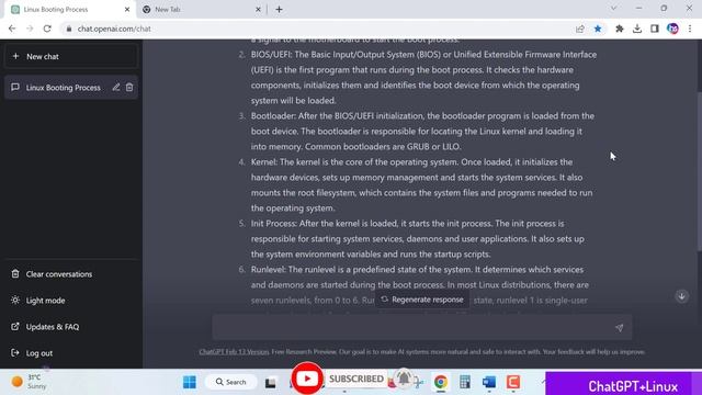Linux Booting Process Step By Step Guide - ChatGPT Explained in telugu смотреть онлайн