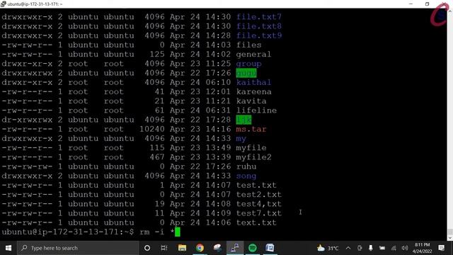 RM/Remove Command in Linux - English смотреть онлайн